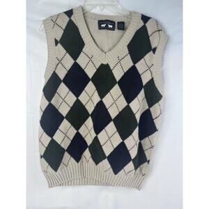 Woods & Gray Sweater Vest Men’s XLT Golf Casual Diamond Pattern